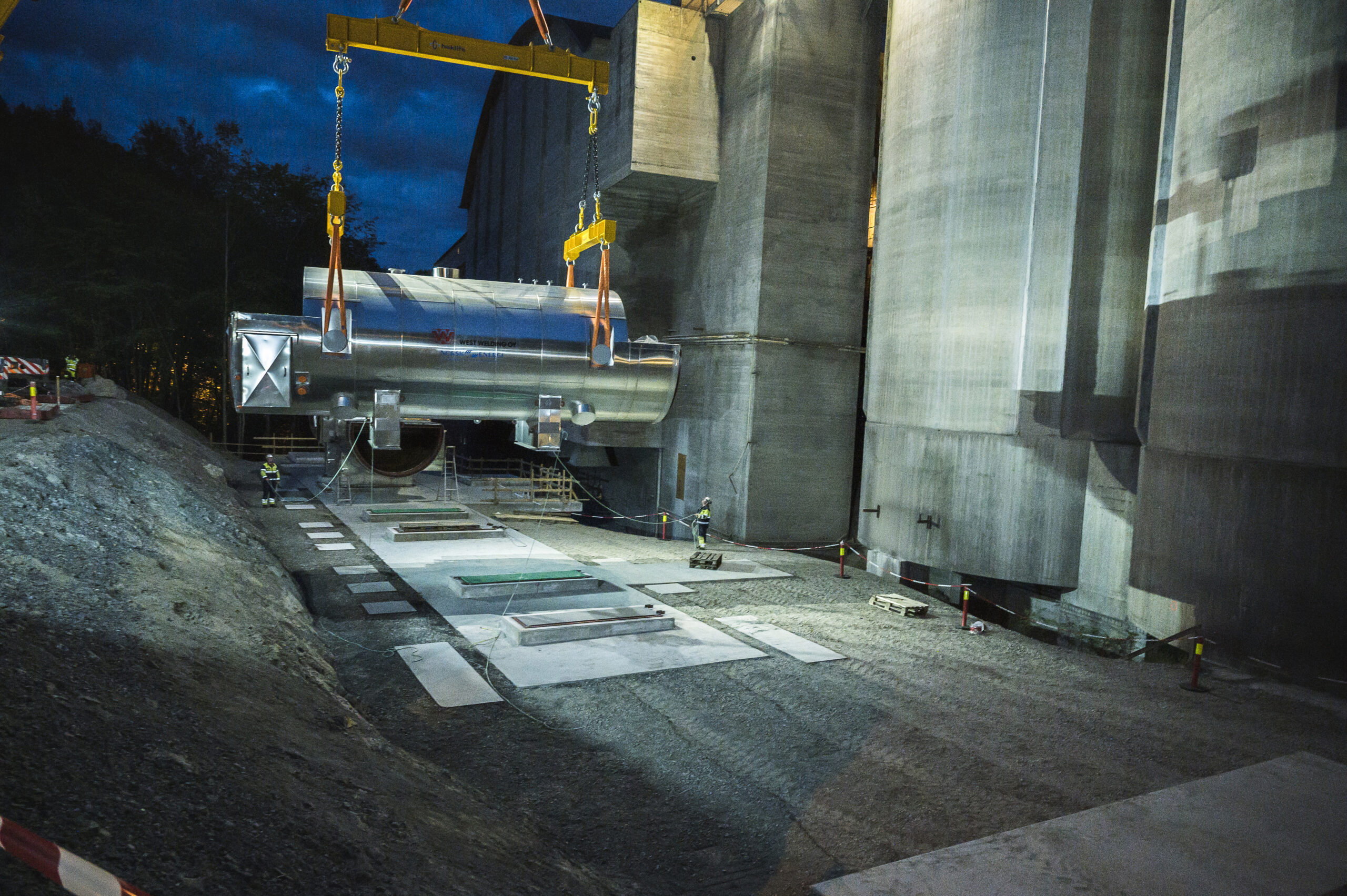 Fra industriområde. Foto